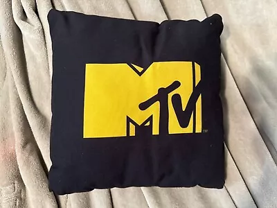 MTV Music Television 1980's I Want My MTV Black Bedroom Decorative Throw Pillows • $0.01