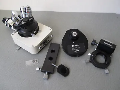 Nikon Microphot Microscope DIC Phase Contrast Condenser Set Nomarski Microscopy • $2600