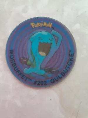 Pokemon Flippo Tazo Collectable 2001  # 22 Wobbuffet #202 Qulbutoke • $7