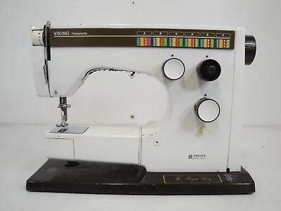 Zs3b5 Untested Vintage Husqvarna The Royal Viking 6440 Sewing Machine • $56