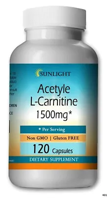 Acetyl L-Carnitine 1500 Mg Serving 120 Capsules Best Quality And Price -USA Ship • $14.07