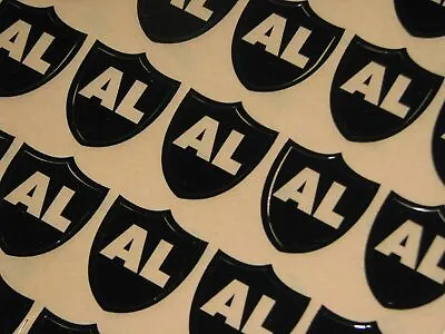 OAKLAND RAIDERS DAVIS  AL  Football Helmet Decal FULL Sz 1.25  Qty (2) 3M 20MIL • $5.99