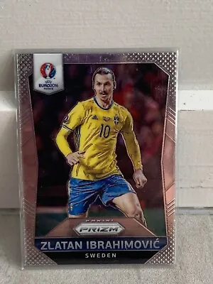 Zlatan Ibrahimovic 2016 Panini Prizm UEFA Euro Card #241 1st Prizm Card Sweden • $10