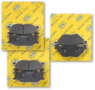 FRONT&REAR BRAKE PADS Fit YAMAHA XVS 1300 V-Star Midnight Star 2007-2019 XVS1300 • $22.75