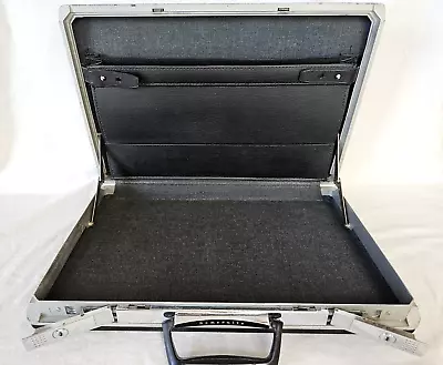 Vintage Samsonite Briefcase Grey Accord Hard Shell Case Attache Locking NO KEY • $39