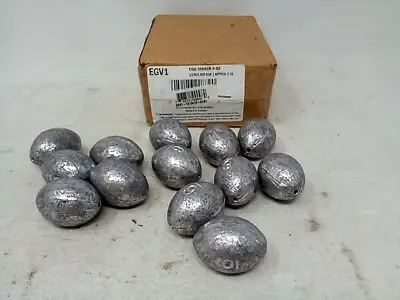 Bullet Weights Bw Egg Sinker 5# Bag 6Oz Egv1 - All 13 Pieces Per Box Approx 5 L • $26.73