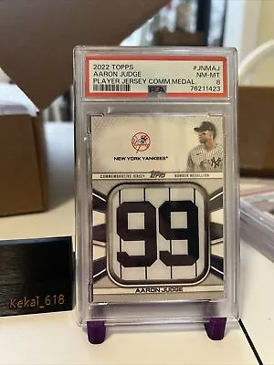 2022 Topps Commemorative Player Jersey Number Medallion Aaron Judge • $30