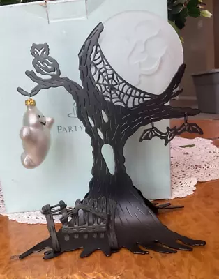 Partylite Ghostly Tree Halloween Candle Holder / Decoration With Original Box • $23.59