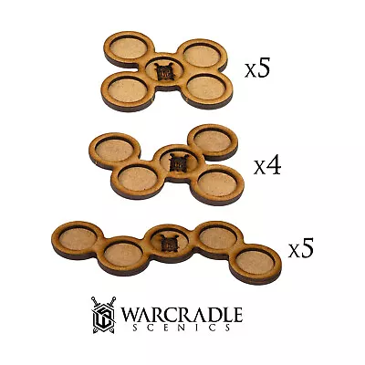 Warcradle Mini Bases Skirmish Movement Trays - 20mm SW • $15.95