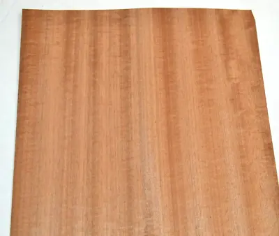 Makore Raw Wood Veneer Sheet 11.5 X 27 Inches 1/42nd Thick          L2308-55 • $7.99