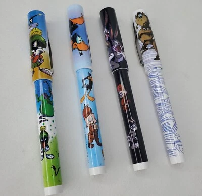 $18 • Buy Vintage Looney Tunes Pens 1994 Marvin Martian K9 Bugs Taz Elmer Fudd Daffy USA