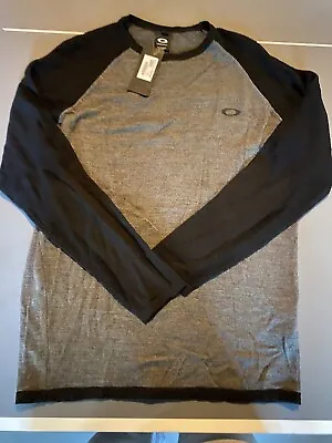 Nwt Men's Oakley Sweater Size: Xl Color: Heather Gray (7.10) • $10