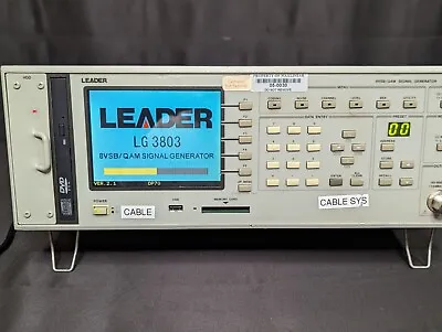 Leader Signal Generator LG3803 With OPT 70 - Version 2.1 - 8VSB/QAM • $1500