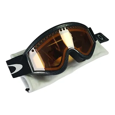 VINTAGE Oakley Ski Snowboard Goggles Orange Lens No Cracks Or Chips • $25