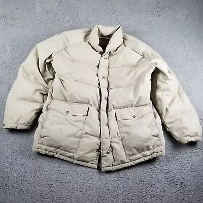 Pacific Trail Goose Down Jacket Men Large Insulated Zip Puffer 70's Coat Mark • $39.88