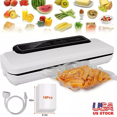 $19.99 • Buy Electric Food Vacuum Sealer Machine Automatic Sealing Kit Quick Sealing Machine
