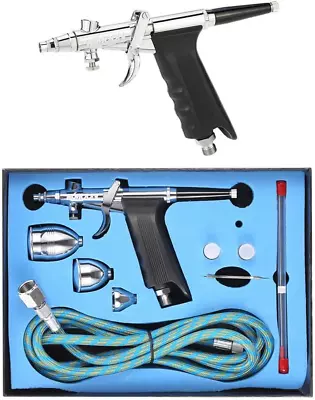 Spray Gun Airbrush Kit Dual Action Air Compressor Paint Art Tattoo Tools Set AU • $58.28