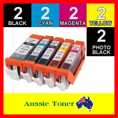 10x Ink PGI-650 CLI-651 XL For Canon PIXMA MG5460 MG5660 MG6460 MG6660 Cartridge • $17