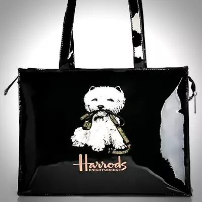 HARRODS LONDON Large Tote Bag With Doggie New • $100.21