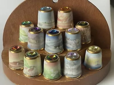 £120 • Buy Set Of 12 X SUTHERLAND Thimbles  - DREAMS OF TRANQUILITY