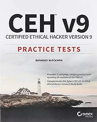 CEH V9: Certified Ethical Hacker Version 9 Practice Tests Blockmon Raymond Us • £2.81