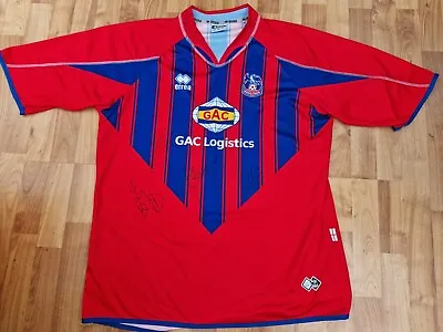 £49.99 • Buy Classic Crystal Palace 2007-2008 Mens 4xl Home Football Shirt Errea Signed