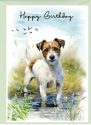 Jack Russell Terrier Dog Birthday Card (6 X 4 ) - Blank Inside - By Starprint • £3.85