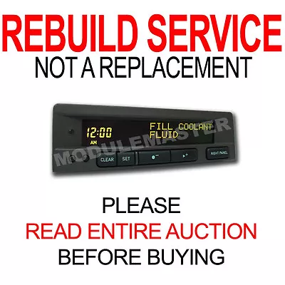 Rebuild Repair For 99 00 01 02 03 Saab 9-3 93 Information Display SID LCD Panel • $79.99