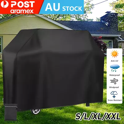 BBQ Cover 2/4/6 Burner Waterproof Outdoor Gas Charcoal Barbecue Grill Protector • $17.46