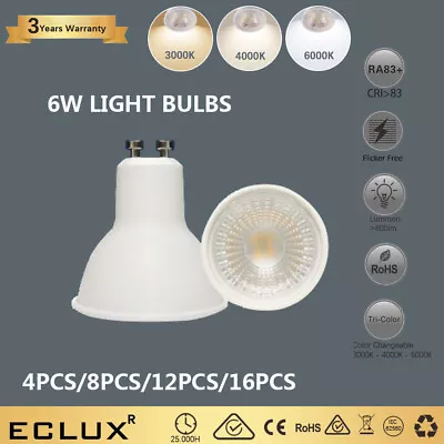 6W GU10 LED Globe Bulb Light Spotlight 200-240V Warm Cool White Lamp DownLight  • $20.99