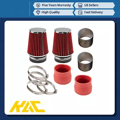 US Red Cold Air Intake Kit Filter For 2008-12 Mercedes Benz C300 C350 3.0L/3.5 • $37.99