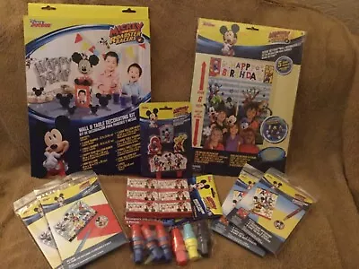 Huge Mickey Mouse And The Roadster Racers Birthday Party Decorations Favors Lot  • $65