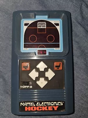 Mattel Electronics Hockey Handheld Portable Game Tested & Works • $50