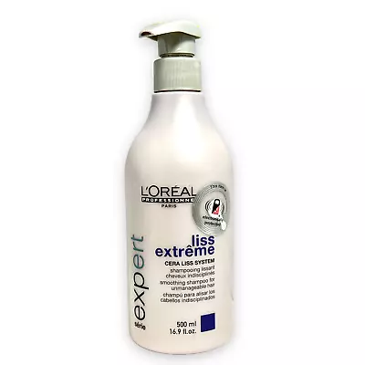 Loreal Liss Extreme Cera Liss System Smoothing Shampoo 500ml/16.9oz. NEW • $17.95