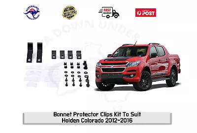 Bonnet Protector Fitting Kit Clips Brackets To Suit Holden Colorado RG & 7 12-16 • $31.49