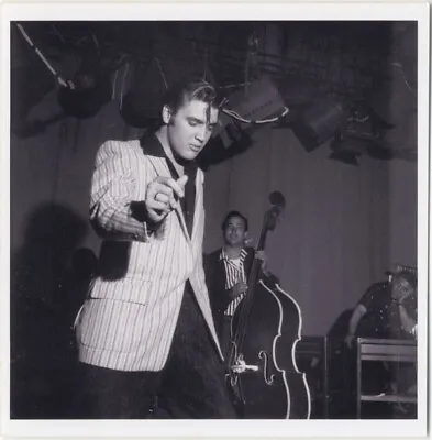 Elvis Presley 1956 On Stage Vintage 4x4 Fujifilm Snapshot Photo From Negative • $49.99