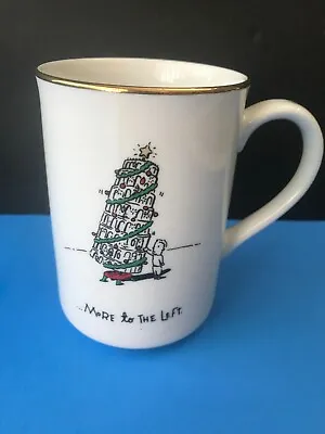 Merry Masterpieces Christmas Tree Leaning Tower PISA Coffee Cup Mug Porcelain  • $7.99