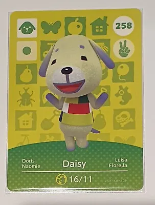 $13 • Buy Animal Crossing Daisy Dog Genuine Amiibo Card