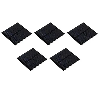 Mini Solar Panel Cell 3V 210mA 0.63W 70mm X 70mm For DIY Project Pack Of 5 • $13.99