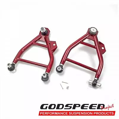 Godspeed Adjustable Front A-Arms W/ Grease-able Ball Joints For Mustang 99-04 • $297.50