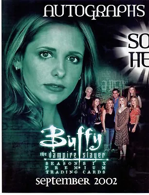 Buffy The Vampire Slayer - Season 6 / Angel Season 3 - Sell Sheet [8 1/2  X 11 ] • $4