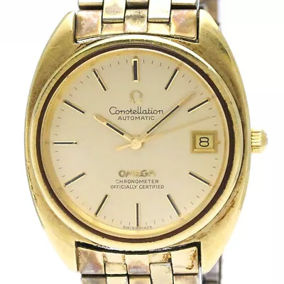 OMEGA Constellation Chronometer Cal 1011 Gold Plated Watch 168.0056 BF566319 • $1337