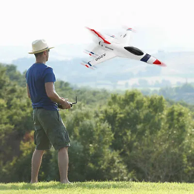 WLtoys A200 6Axis Gyro RC Aircraft 2CH 2.4G F16B Fighter Glider Plane 2Batteries • $59.34