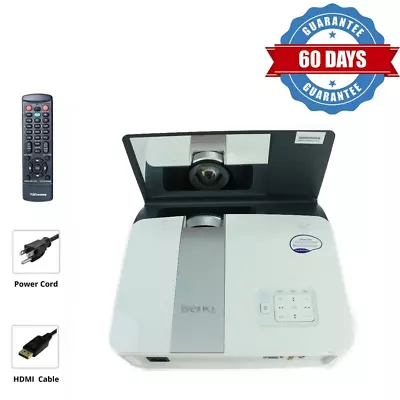 BenQ MX850UST DLP Projector Ultra Short Throw PC 3D Ready HDMI W/Accessories • $172.98