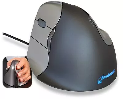 Ergonomic Mouse Evoluent VerticalMouse 4 Right Regular Black Grey/ (US IMPORT) • $239.76