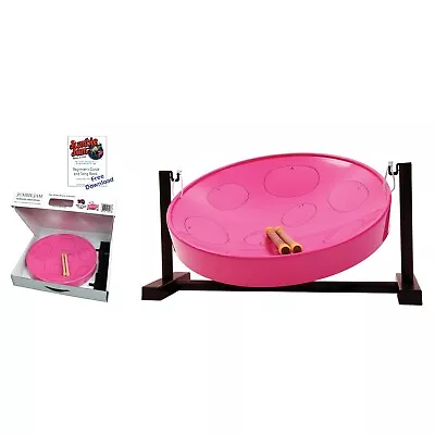 Jumbie Jam Steel Drum Kit – Table Top Stand - Pink Pan (G) • $184.95