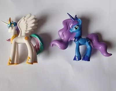 My Little Pony Luna & Celestia Figures Egmont Mini G4 • £0.50