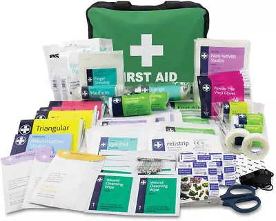 First Aid Kit Bag - 220 Piece Survival Kits - Safety Essentials For Travel Car • £30.01