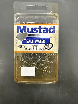 Mustad Salt Water 34007 Size 4/0 - 100 Count • $45