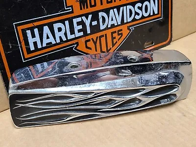 $69.99 • Buy Vintage Harley FXR Softail Engine Evo Flame Cover Rocker Box Dyna Finned